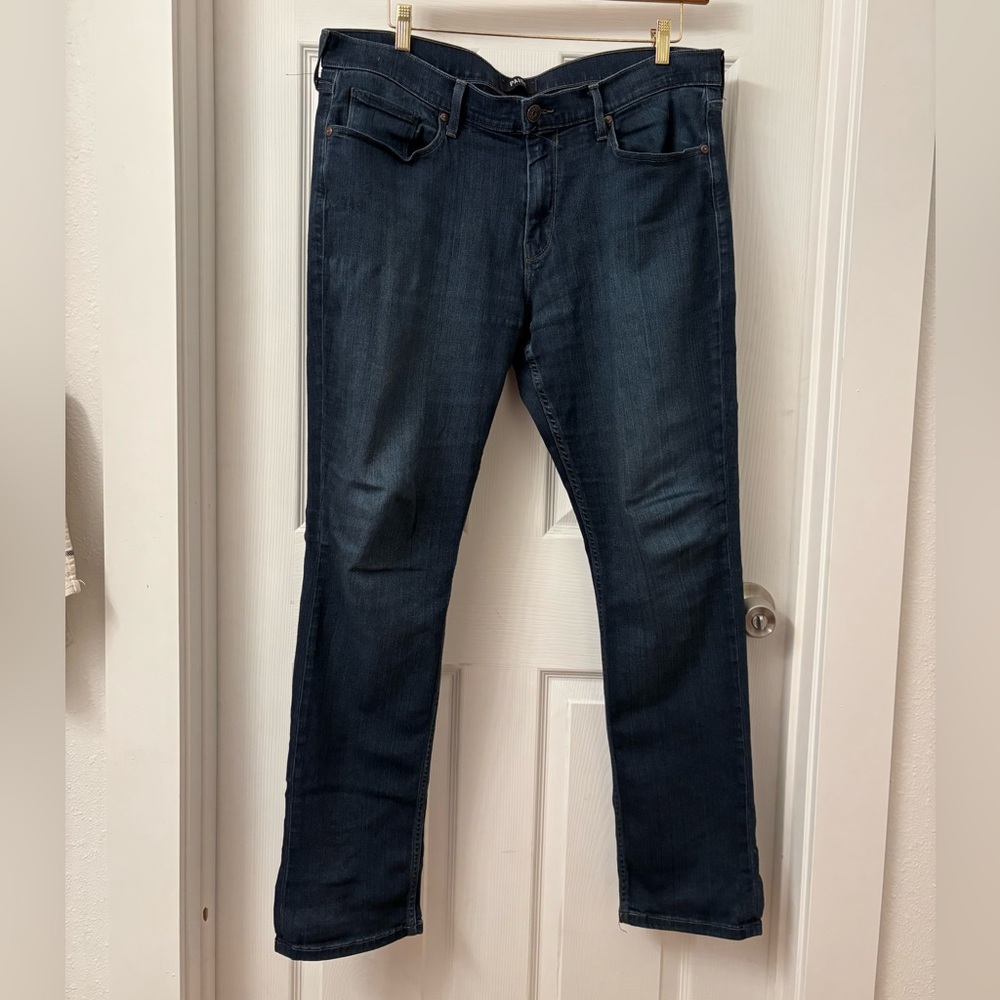 PAIGE Men's Federal Dark Wash Denim Jeans size 36 Straight Fit